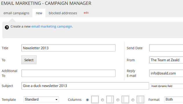 email-marketing NewCampaign email-marketing NewCampaign