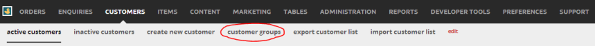 customergroups customergroups