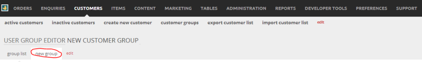 newcustomergroup newcustomergroup