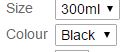 separate display options separate display options